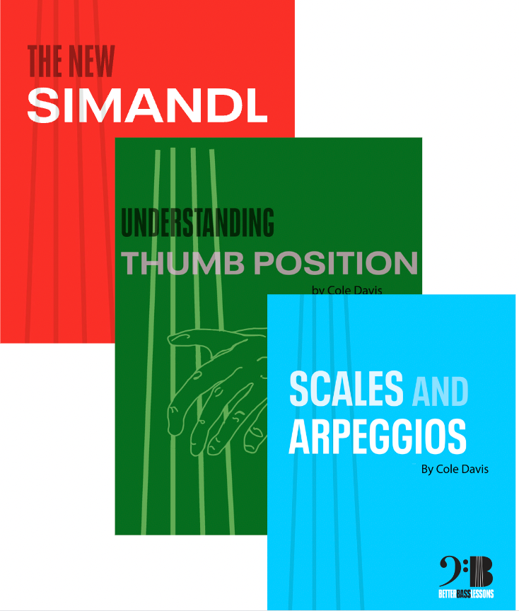 The New Simandl + Scales and Arpeggios + Understanding Thumb Position BUNDLE